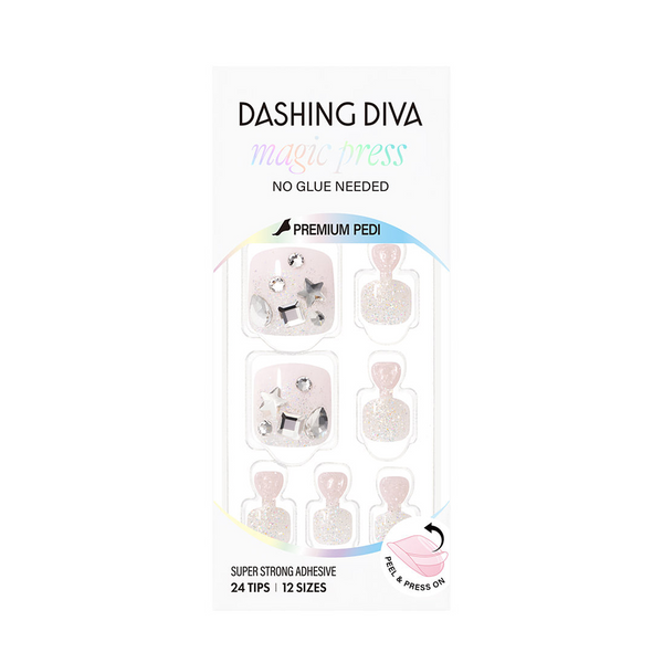 Dashing Diva Starry Drop JCK Magic Press Pedicure