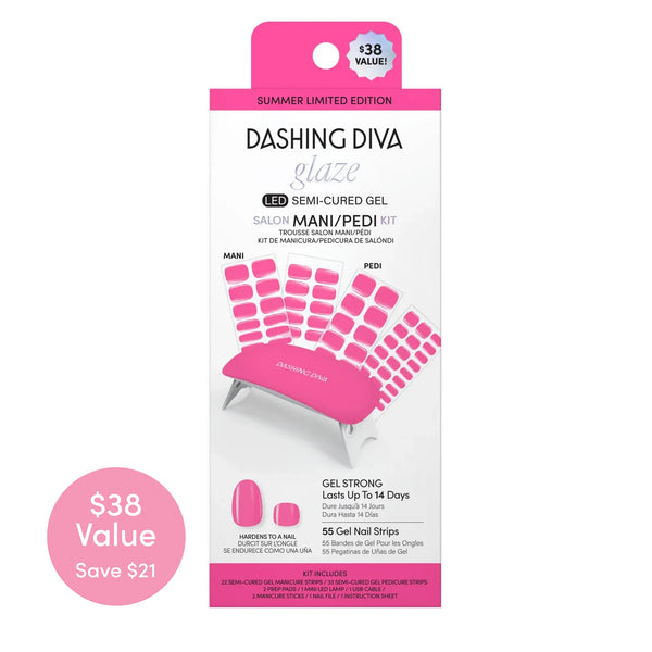dashing diva The Eye Candy Glaze Mani/Pedi Kit