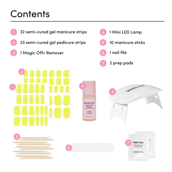 Dashing Diva The Limone Glaze Mani Pedi Bundle
