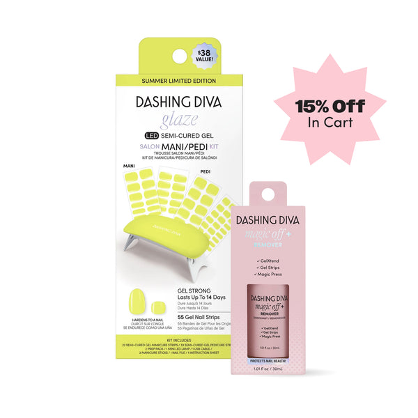 dashing diva The Limone Glaze Mani Pedi Bundle