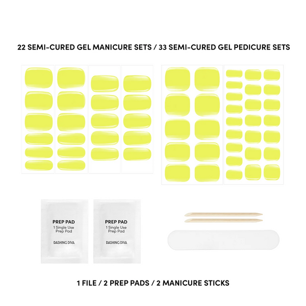 Dashing Diva The Limone Glaze Mani/Pedi Kit