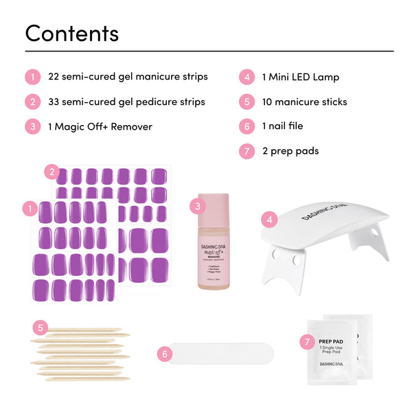 Dashing Diva The Miss Fizz Glaze Mani Pedi Bundle