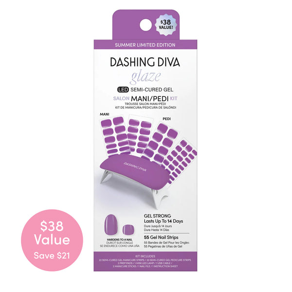 dashing diva The Miss Fizz Glaze Mani/Pedi Kit