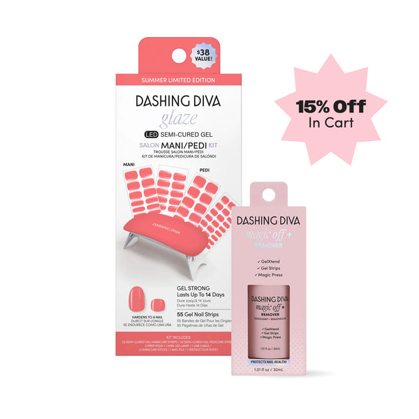 dashing diva The Vitamin C Glaze Mani Pedi Bundle