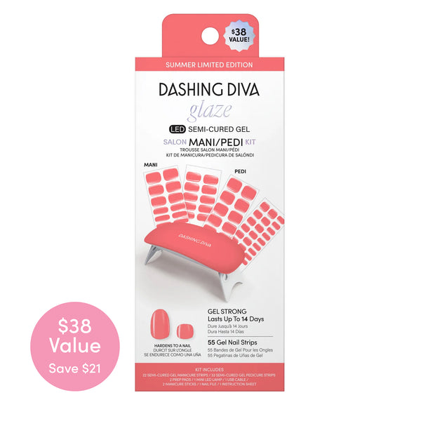 dashing diva The Vitamin C Glaze Mani/Pedi Kit