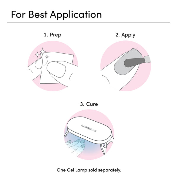 Dashing Diva Top Coat One Gel Tools