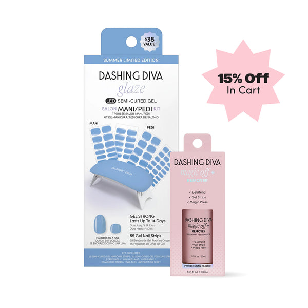 dashing diva The Bitesize Blue Glaze Mani Pedi Bundle