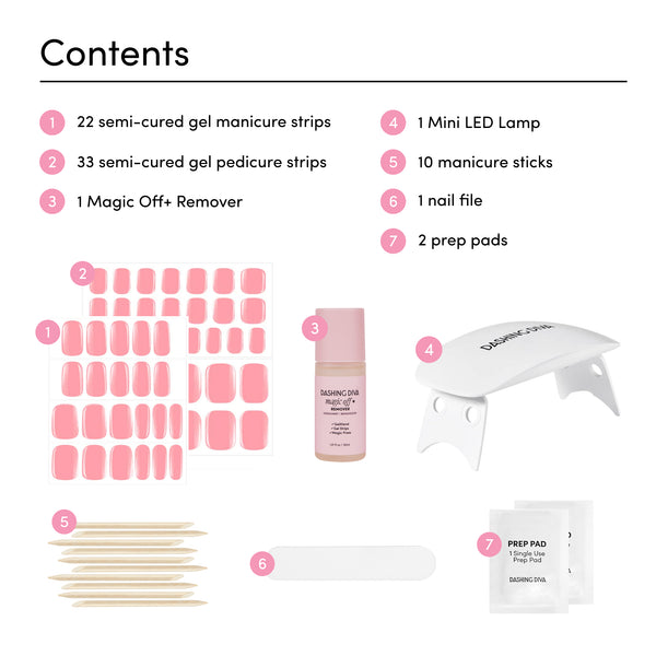 Dashing Diva The Lolli Lolli Glaze Mani Pedi Bundle