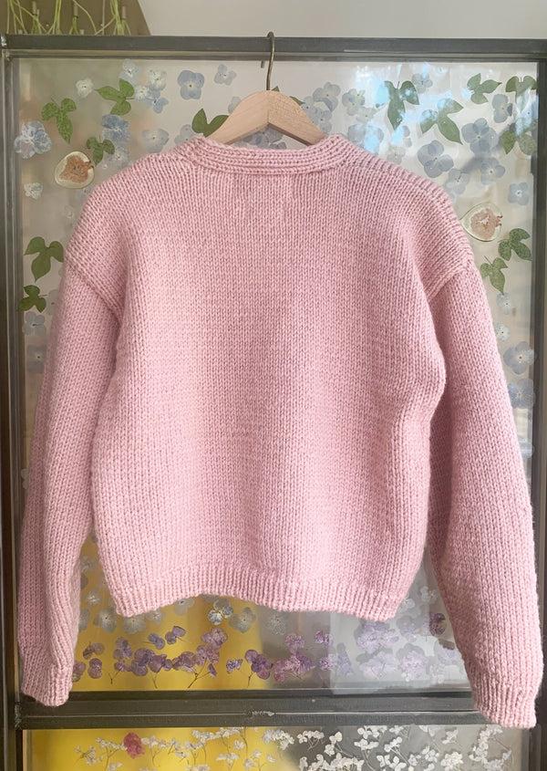 Dauphinette Blush Strawberry Cardigan