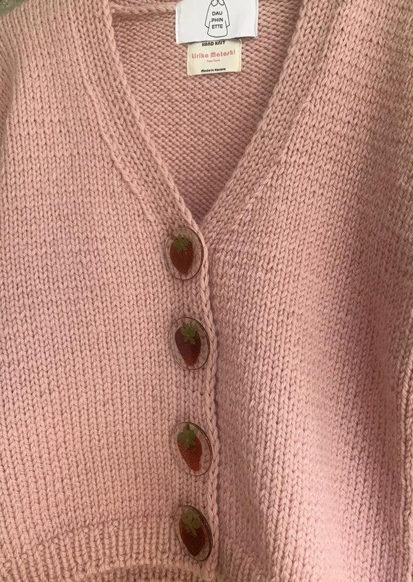 Dauphinette Blush Strawberry Cardigan