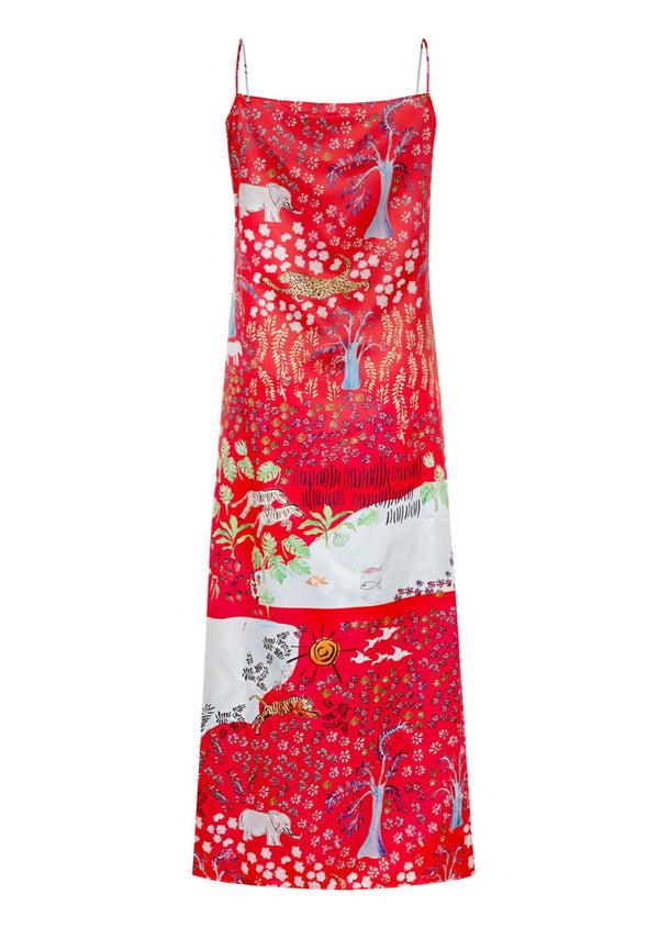 dauphinette Floatkerchief Long Slip in Fever Dream