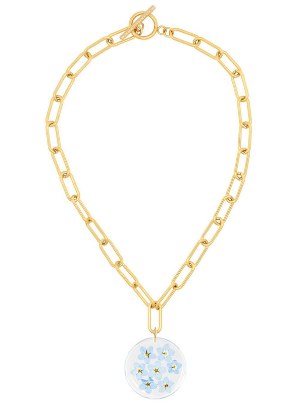 dauphinette Forget-Me-Not Chain Necklace