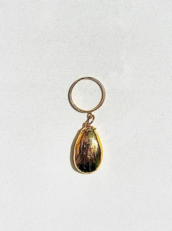 dauphinette Gold Almond Charm Ring Rings