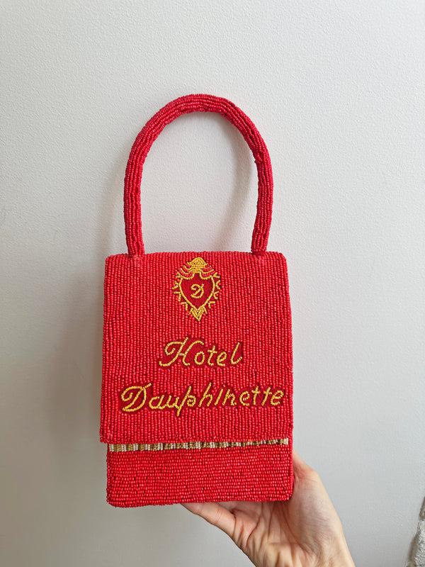 dauphinette Hand-Beaded Matchbook Bag