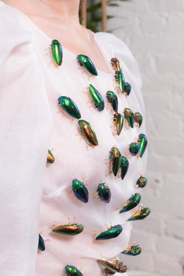 Dauphinette Happy Beetle Pin