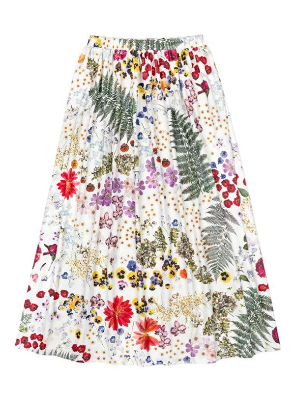 Dauphinette Jersey Midi Skirt In Potpourri Skirts