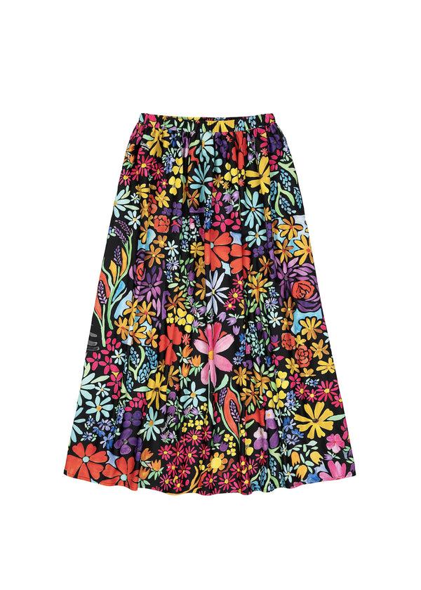 Dauphinette Midi Skirt In Wonderland Flora Skirts