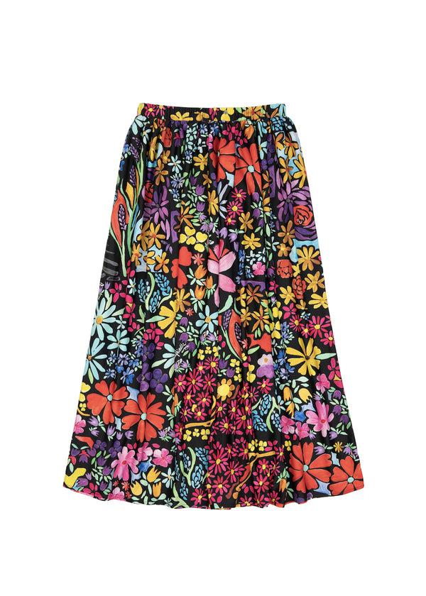 Dauphinette Midi Skirt In Wonderland Flora Skirts