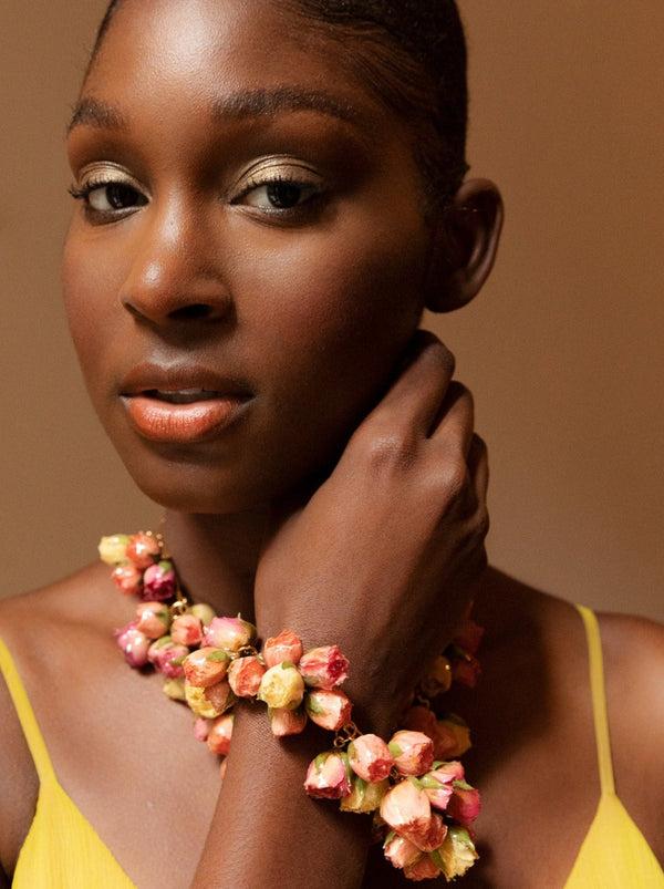 Dauphinette Million Roses Bracelet In Bubblegum