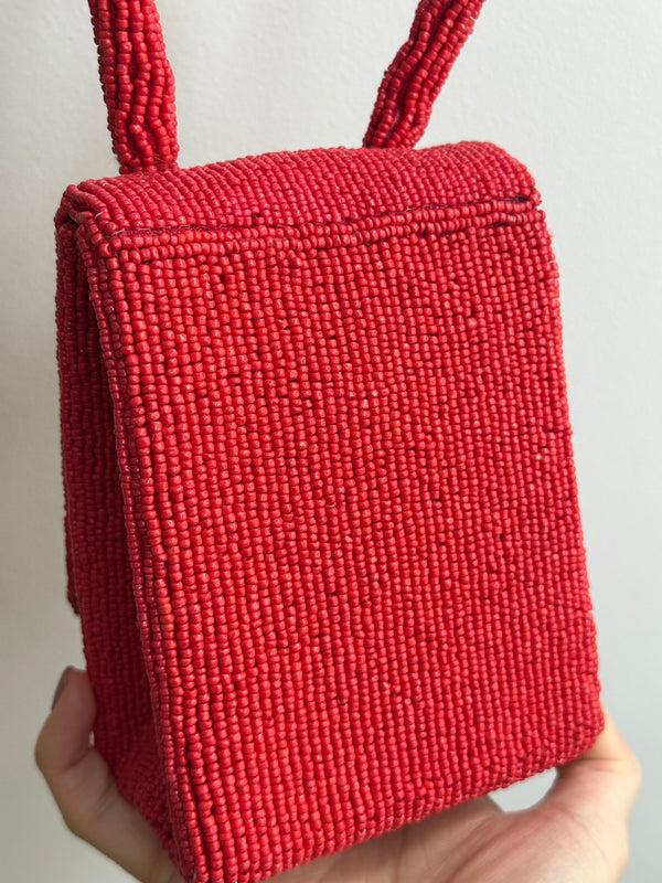 Dauphinette Mini Hand-Beaded Matchbook Bag