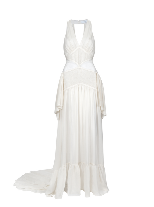 dauphinette Miriam Dress in Ivory Silk Dresses