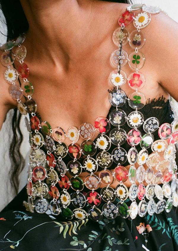 Dauphinette Multi Flora Chainmaille Top