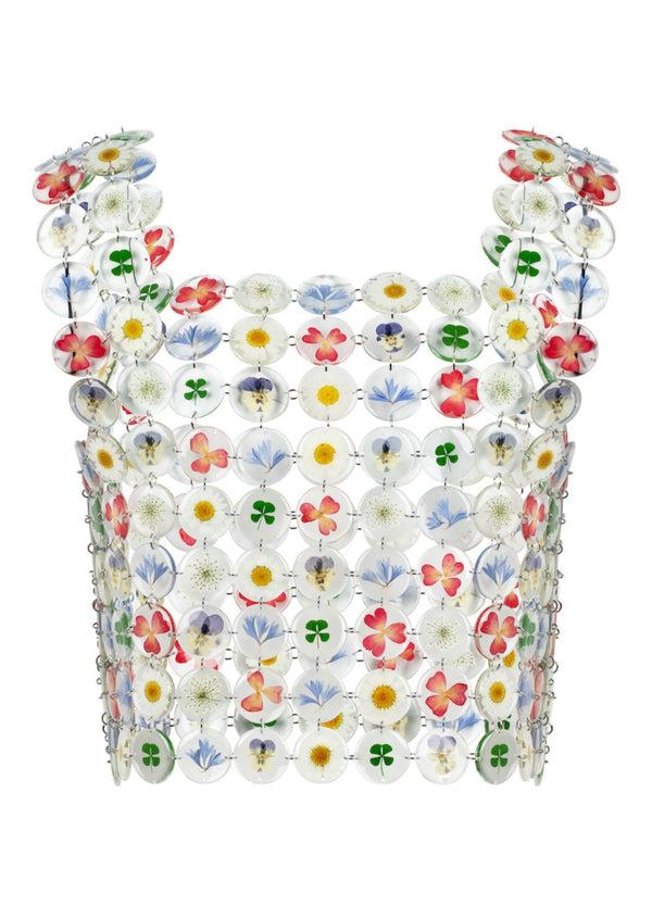 dauphinette Multi Flora Chainmaille Top