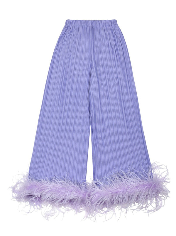 dauphinette Party Pants in Lilac Pleats Pants