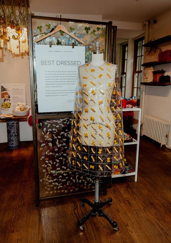 Dauphinette Pasta Quilt Mini Dress