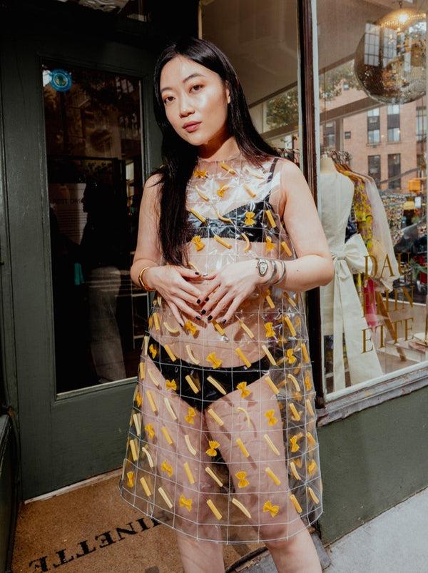 dauphinette Pasta Quilt Mini Dress