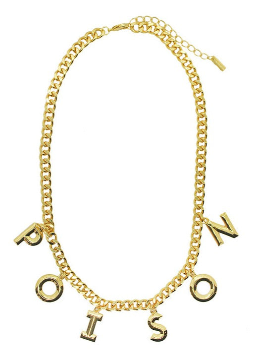 Dauphinette Poison Necklace In Gold Necklaces
