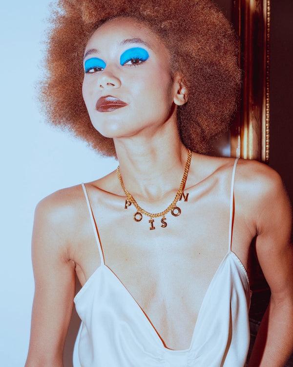 Dauphinette Poison Necklace In Gold Necklaces