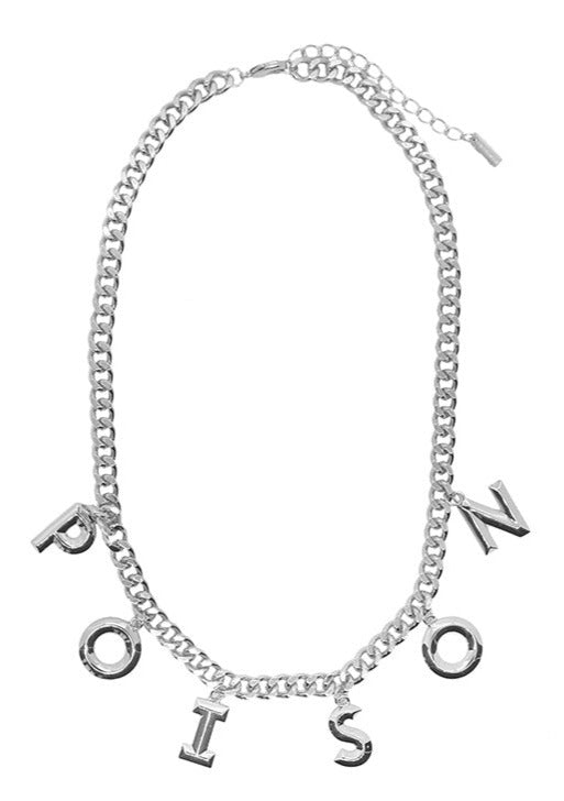 Dauphinette Poison Necklace In Silver Necklaces