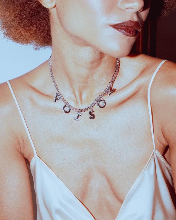 Dauphinette Poison Necklace In Silver Necklaces