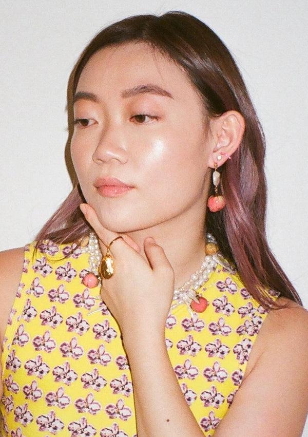 Dauphinette Rosewater Earrings Earrings