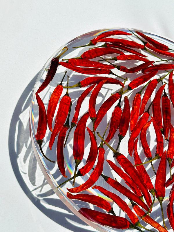 Dauphinette Round Pepper Tray