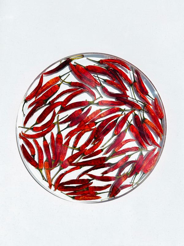 dauphinette Round Pepper Tray