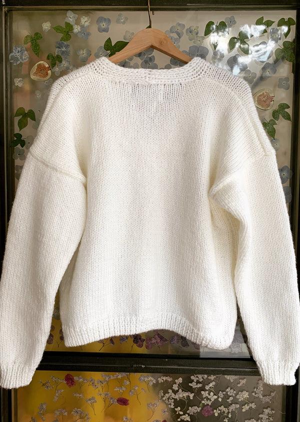Dauphinette Snow Flora Cardigan