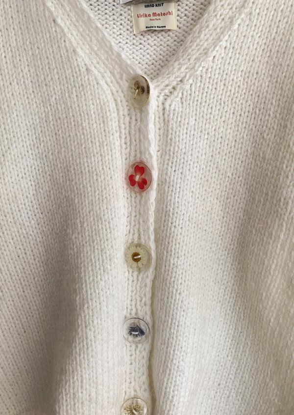 Dauphinette Snow Flora Cardigan