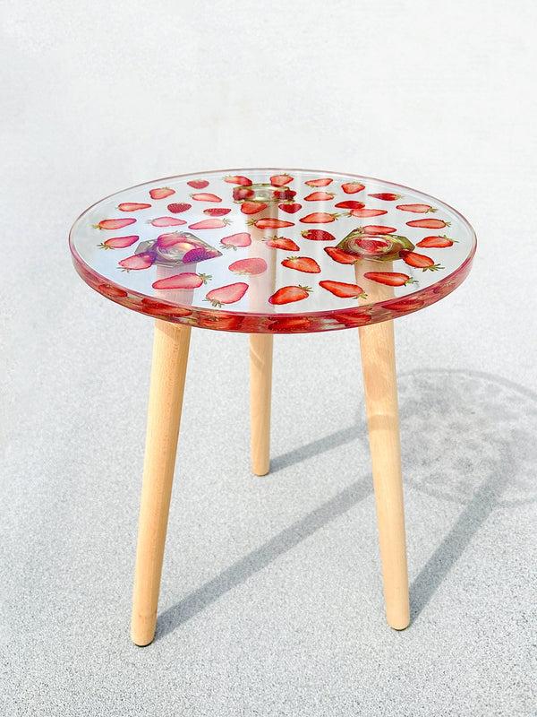 dauphinette Strawberry Side Table