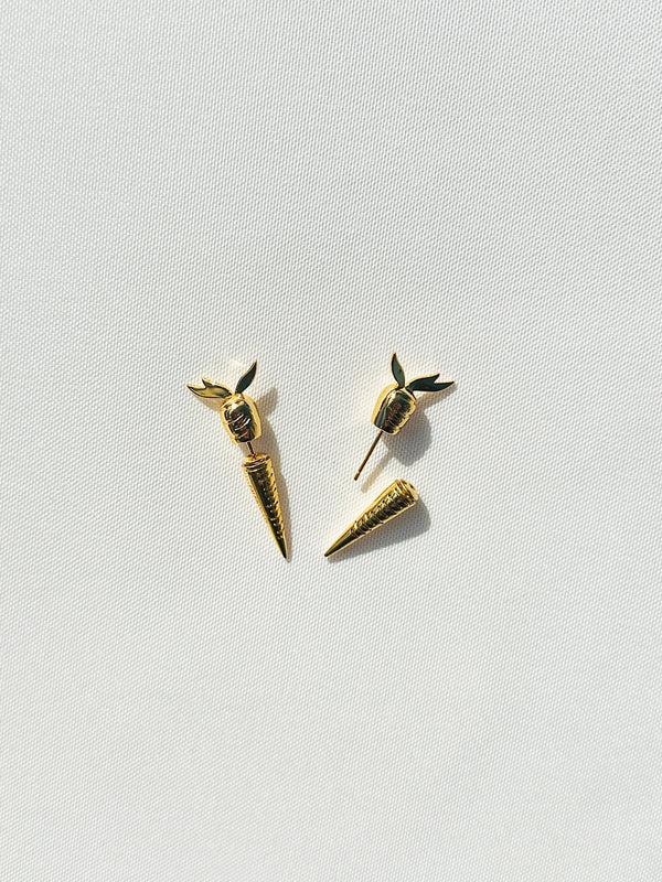 Dauphinette Twenty-Four Carrot Earrings
