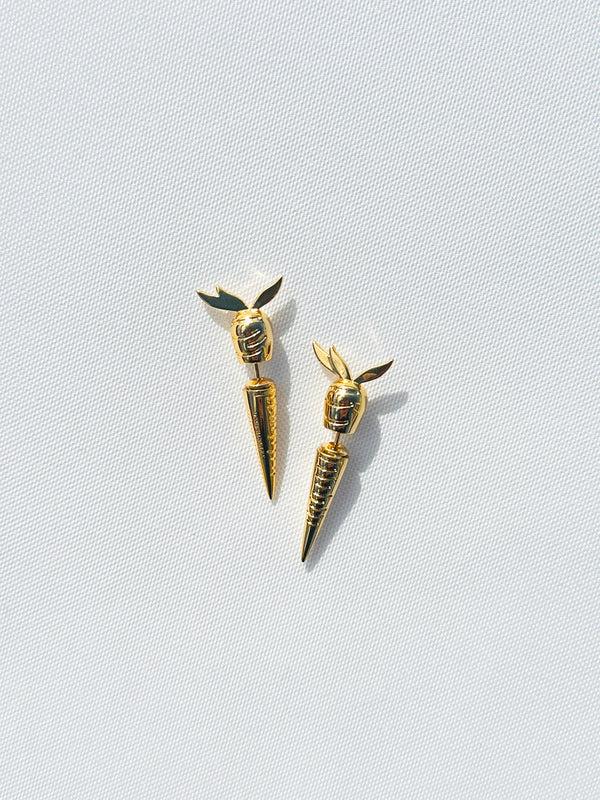 dauphinette Twenty-Four Carrot Earrings