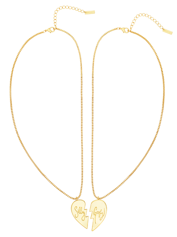 dauphinette Happy Hearts Necklace Pair in Silly / Goofy Necklaces