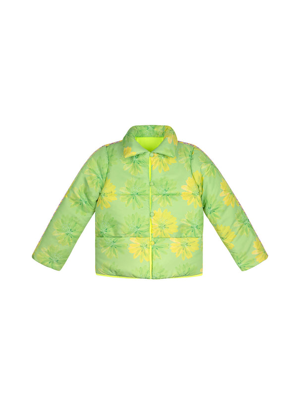 Dauphinette Neon Orchid Neon Lotus Combo Puffer Coats U0026 Jackets