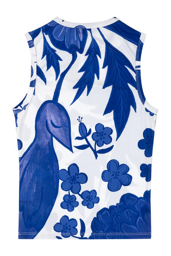 Dauphinette Olive Tank In Chengnoiserie Shirts U0026 Tops