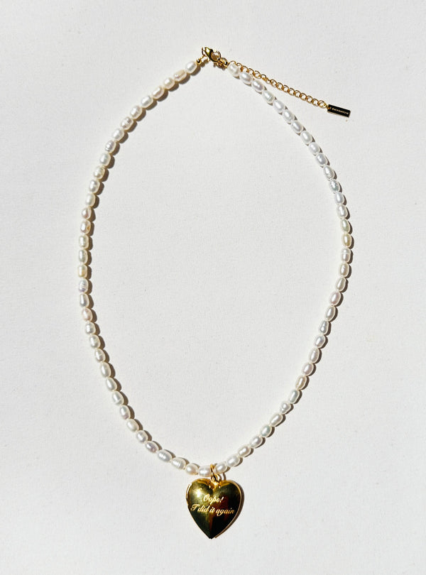 dauphinette Oops I Did It Again Locket Necklace Necklaces