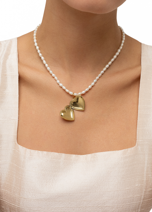 Dauphinette Poison Pearlie Locket Necklace Necklaces