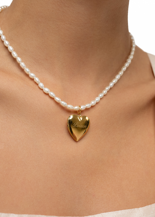 Dauphinette Poison Pearlie Locket Necklace Necklaces