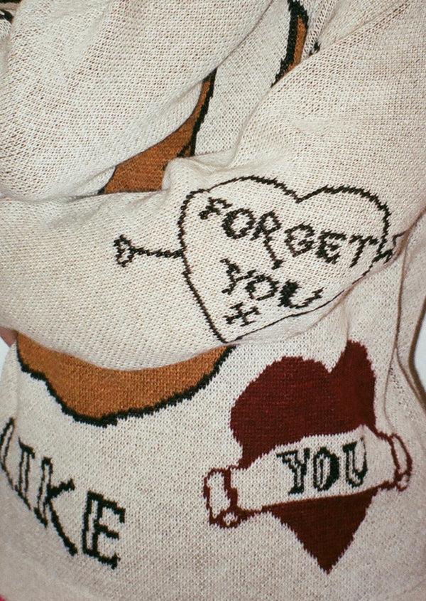 Dauphinette Tattoo Mock Neck Sweater Apparel U0026 Accessories