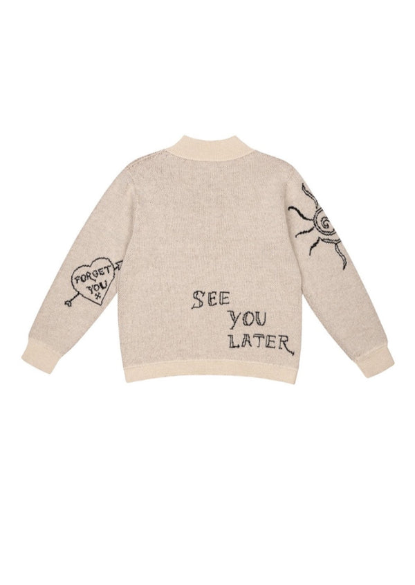 Dauphinette Tattoo Mock Neck Sweater Apparel U0026 Accessories